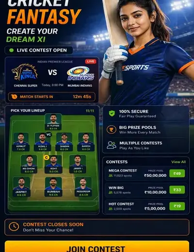 PlataformaProPlay (app ProPlay) fantasy cricket & matchday visual 3